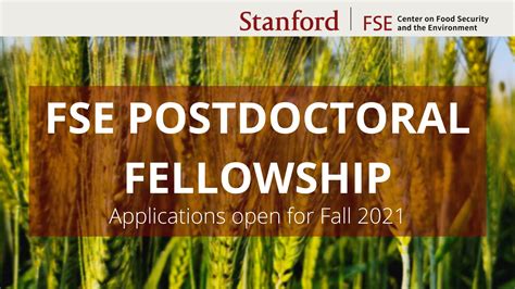 Applicants should be sufficiently post-doctoral (or equivalent) to able to lead a project independently while sustaining excellent relationships with diverse stakeholders. . Environmental postdoctoral fellowship